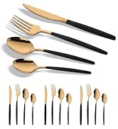 Ydware Lot 16 Couverts 4 Fourchettes Cuillères Couteaux À
