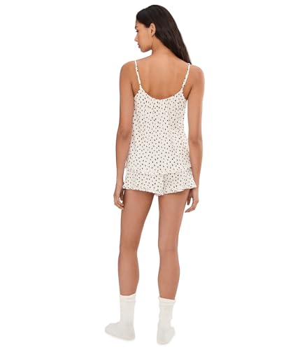 Image of Eberjey Women's Gisele Tencel Printed Modal Ruffle Cami & Shortie Short Set