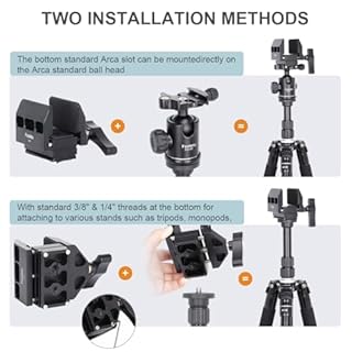 Fooletu Shooting Tripod Hunting Shooting Stick Gun Rifle Rest with Shooting Saddle Clamp and 360° Rotate Ball Head, Height Adjustable 25"- 75" Shooting Stick Tripod Aluminum Alloy