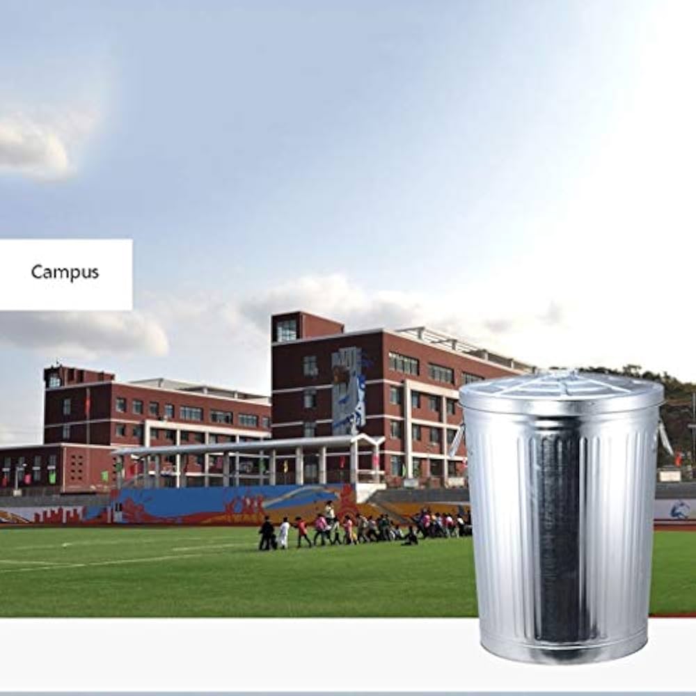 ごみ箱 Human made STEEL TRASH CAN Amazon.com: Smart Trash Can Galvanized Steel Trash Can