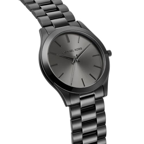 Image of Michael Kors Oversized Slim Runway Men's Watch, Stainless Steel Watch for Men