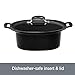 All-Clad Electrics Stainless Steel and Ceramic Slow Cooker with Insert and Lid 6.5 Quart Nonstick 320 Watts Oval Shaped, Programmable, Dishwasher Safe