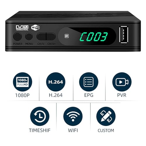 Décodeur TV Numérique HEVC DVBT2 pour résoudre les problèmes d'écran noir