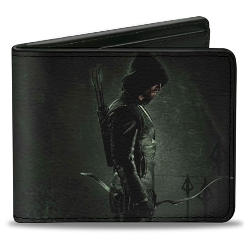 Buckle-Down Wallet Arrow Standing Profile Pose/arrow Tips Greens Accessory