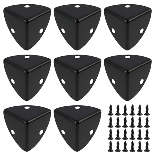 Jecdfs kantenschutz Metall, Eckenschutz Metall Schwarz 8 Stück...