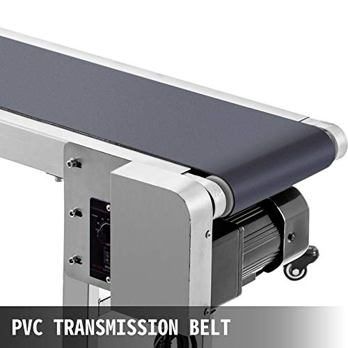 image for BestEquip Belt Conveyor Length 59-Inch, PVC Conveyor Belt Width 11.8-I