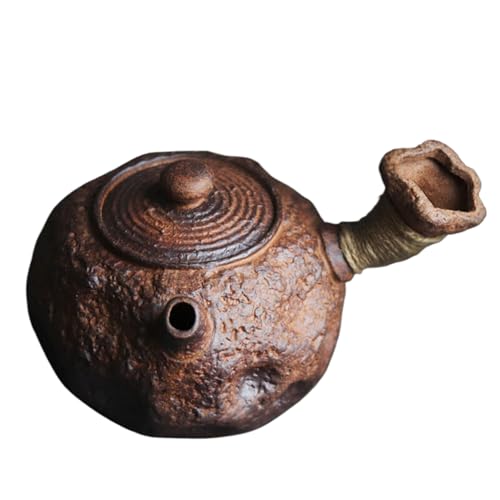 Juego de Té Retro con Tetera Eléctrica de Cerámica y Vidrio