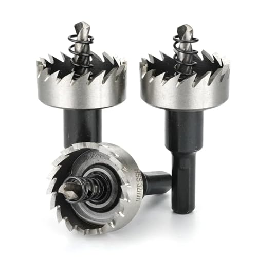 Kit de Brocas para Cortar Agujeros 6 Piezas 12-80mm HSS miniatura 4