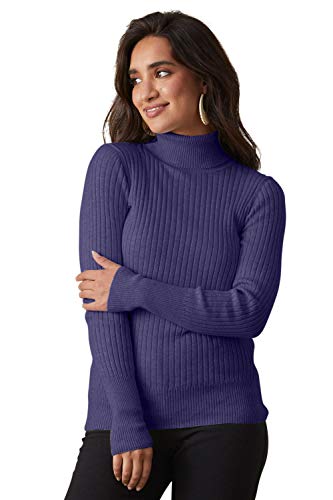 Fair Trade Organic Ribbed Turtleneck Sweater