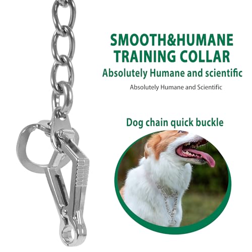 image for M.C.works Stainless Steel Adjustable Dog Collar with Quick-Release Buc