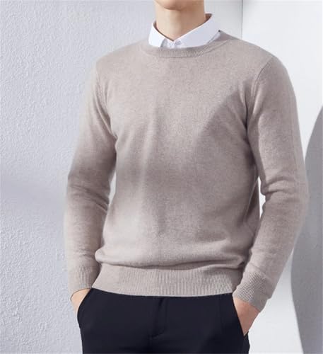Men Classic Pullover Men Cashmere Soft Warm Sweaters Casual Knitted O-Neck Jumper Sweater2