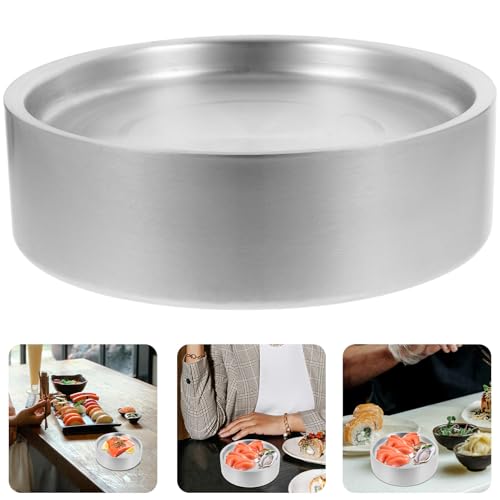 Plato Sushi de Acero Inoxidable 22 cm Estilo Japonés miniatura 7