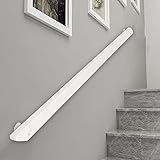 LAErper Handlauf Weißer Handlauf Aus Holz, Wand, Seniorenvilla, Bau, Dachboden, Kinderhandlauf, Korridor-Stützstange, 1,6 Fuß Bis 20 Fuß/50 cm
