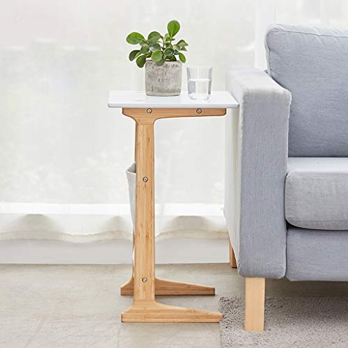 Table basse mobile et bout de sofa multifonctionnel en bois pour salon - 7