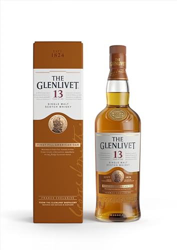 THE GLENLIVET 13 ans First Fill Whisky Ecossais Single Malt - 40%, 70cl