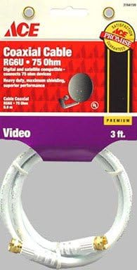 Ace Rg6 Video Coaxial Cable (3164159)
