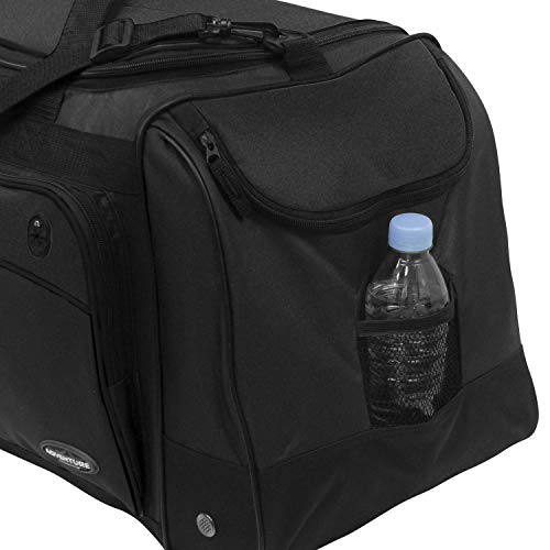 Travelers Club Adventure Travel Duffel Bag, Black, 28 Inch