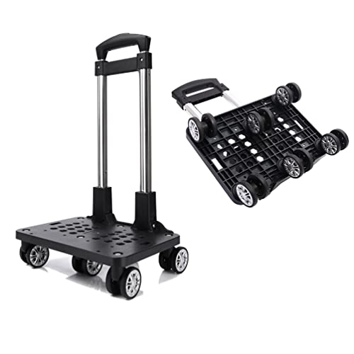 BOUACOUA Carro para Mochilas Escolares, Carro para Mochila, Carro Plegable con Ruedas giratorias de 360 ​​°(6 Ruedas, Versión Engrosada) Cover