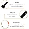 Hearing Aid Cleaning Kit Tools, 4 PCS Hearing Aid Cleaning Brush with Wax Loop, Hearing-aid Accessories Supplies, Hearing-aid Vent Cleaner for Headphones Amplifier