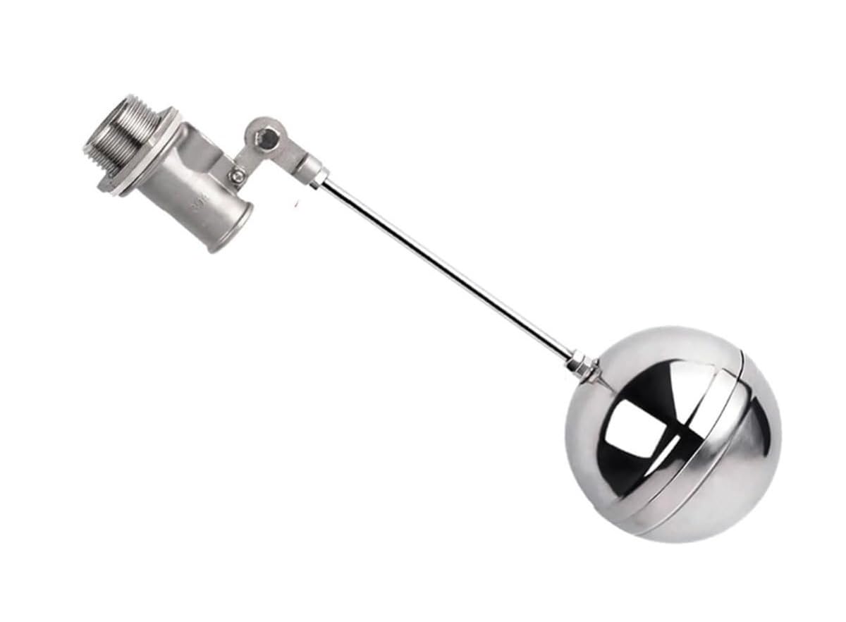 304 Stainless Steel Adjustable Float Ball Valve for Water Tank and Tower - 1/2", 3/4", 1" Sizes(1inch)