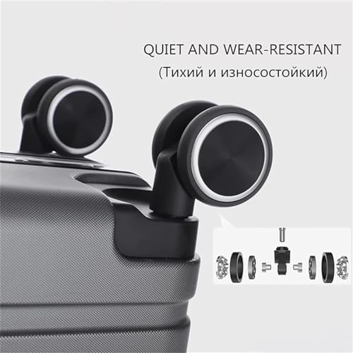 Luggage Travel Gear Hard Shell Suitcase Checked Luggage Suitcase with Spinner Wheels for Women Men(I,20")4