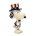 Enesco Peanuts by Jim Shore Snoopy Patriotic Miniature Figurine, 1.5 Inch, Multicolor