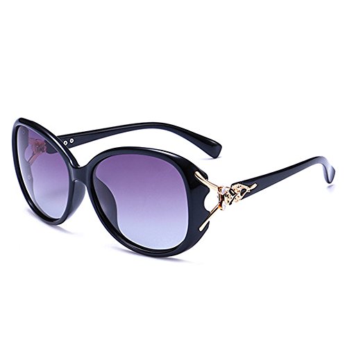 BLDEN Gafas de Sol Polarizadas Mujer Elegante, Moda Estilo Gradiente Gafas de Sol Oval UV 400 Protection