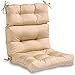 Coussin de Chaise Monobloc - Pas de Chaise, Coussins de Chaise à Bascule de Luxe Doux et antidérapants, Grand Tapis, Housse de Coussin de Patio de Jardin, 112×56×10cm