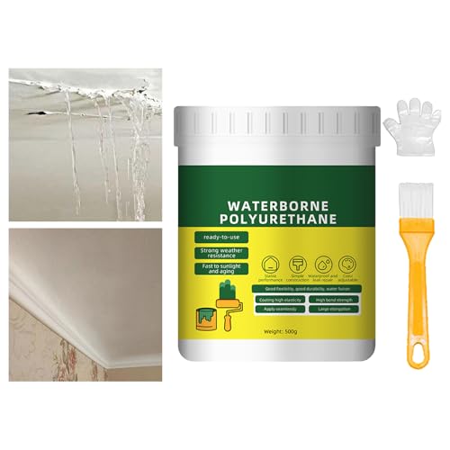 Sellador de capa de goma líquida | Pintura de caucho aislante | Recubrimiento impermeable | Solución práctica eficaz | Adhesivo de sellado de techo antifugas para, reparación de techos, sótanos
