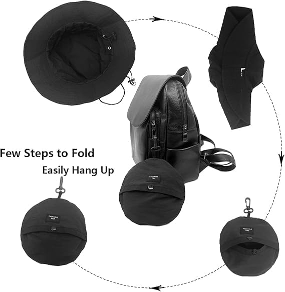 Image of Hat Cap for Men, Foldable Bucket Hat for Men Women Outdoor Activities Hiking Fishing Camping Multicolour