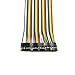 120-Pin Breadboard Jumper Wires Set, 20cm Length, 40-Pin Male to Female, Male to Male, Female to Female – Ideal for DIY Electronics & Projects