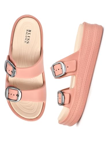 Image of SUPER SOFT Comfortable with Adjustable Strap Flip-Flops Women's & Girl's Cushioned |Waterproof Anti Skid & Lightweight OUT Door & IN Door Slipper BBINDIGO2