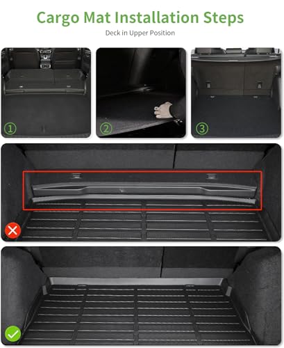 Image of Car Mats & Cargo Liner Set Fit for 2017-2022 Honda CRV Floor Mats