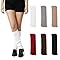 HuaMuDM Beinwärmer Damen, 6 Pcs Stulpen Winter Beinwärmer, Legwarmers, Dicke Gestrickte Beinstulpen, Warme Beinstulpen Strick, für Alle Jahreszeiten
