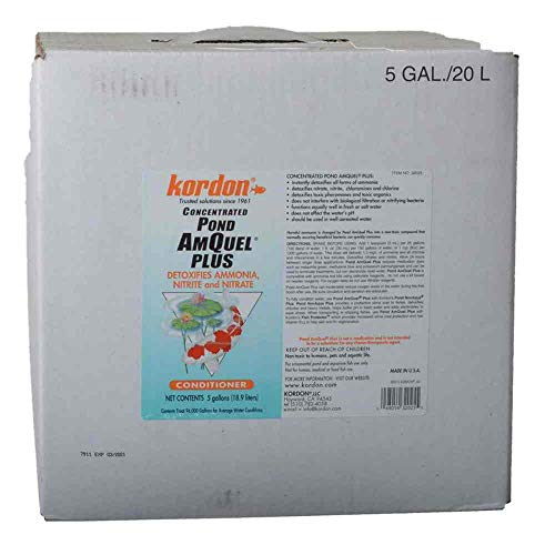 Image of KORDON #32025 Pond AmQuel Plus Liquid for Aquarium, 5-Gallon