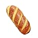 Almohada de Pan de simulación 3D novedosa de 60CM, Divertida Almohada de Felpa de Pan Tostado con Mantequilla, Almohada para abrazar, cojín para sofá, decoración del hogar