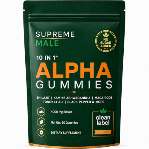 Lence Supreme Male 10 in 1 Alpha Gummies 60 Gummies