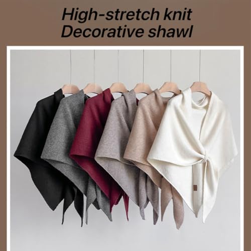 Gettoreach Women's Solid Color Scarf, Womens Solid Color Shawl with Loop, Casual Soft Comfortable Shawl for Daily Wear4