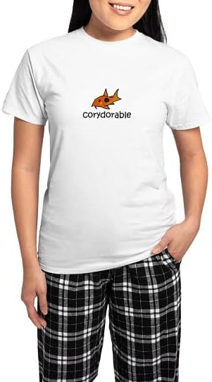 CafePress Cory1 Adorable Pajamas Women's Novelty Cotton Pajama Set, Comfortable PJ Sleepwear