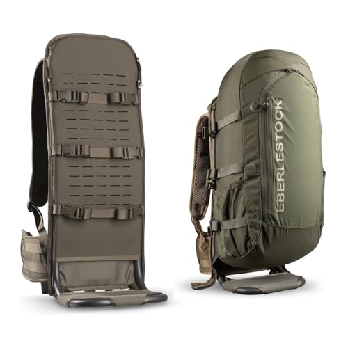 Eberlestock Ultralight EMOD Setup - F1 Mainframe (Military Green, Regular) and Vapor 2500 Backpack (Military Green) Bundle - Full Adjustable Modular System - Eberlestock