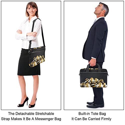 Sac ordinateur portable doré 13-14.5 pouces antichoc et léger