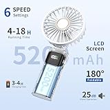 Zoom IMG-1 ventilatore a mano mini portatile Zoom IMG-1 ventilatore a mano mini portatile