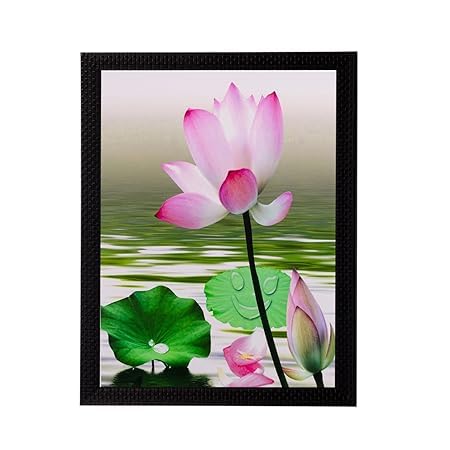 Peinture UV Water Side Floral View, l'élégance du bois synthétique mat FPGK1154