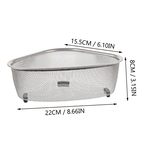 Colador Esquinero de Acero Inoxidable para Fregadero miniatura 6