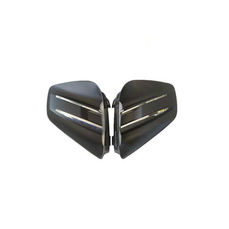 Grilles de pare-choc avant noires avec moulures chromées kit compatible avec Renault Clio 5 phase 1 2019-2023