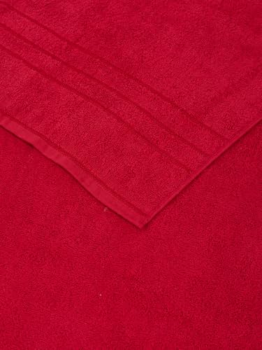 Image of Monte Carlo Cotton Towel Set 3 Piece | (1 Bath Towel 70 X 140 cm, 2 Hand Towel 40 X 60 cm)| 380 GSM | Gift Box Bathroom Towel Combo | Compact Towel Set for Men & Women (Super Charm) | Coral Pink