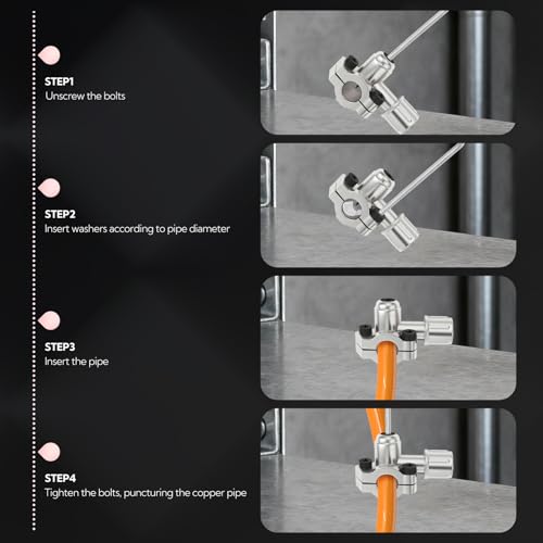 2Piezas Kit de Válvulas BPV-31 para sistema AC miniatura 3