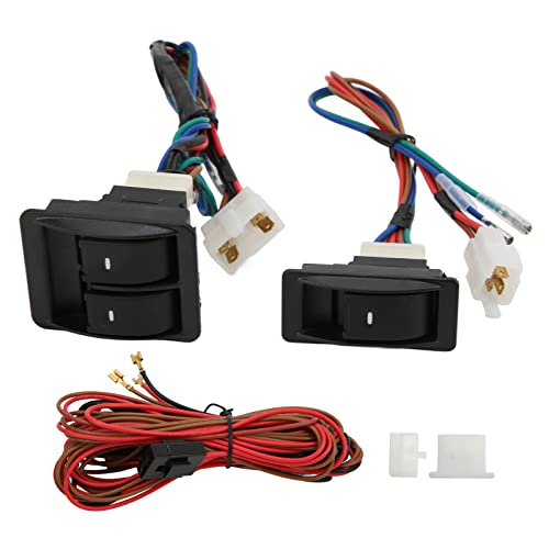Régulateur de lève-vitre électrique bloqué ? Kit universel 2 portes avec câblage, lot de 5