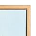 Kate and Laurel Sylvie Four Palm Trees Natural Framed Canvas Wall Art by Simon Te Tai