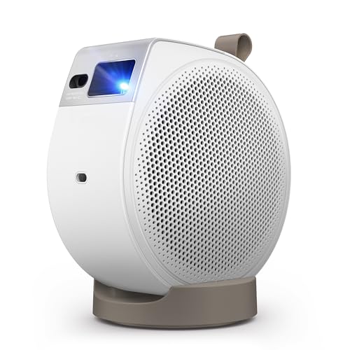 Image of BenQ GV32 1080p Ceiling Projector, 500 ANSI Lumens LED, Google TV with Licensed Netflix, HDR10 with 95% Rec.709, USB-C Power Bank Support, WiFi & Bluetooth, Deep Woofer Speaker